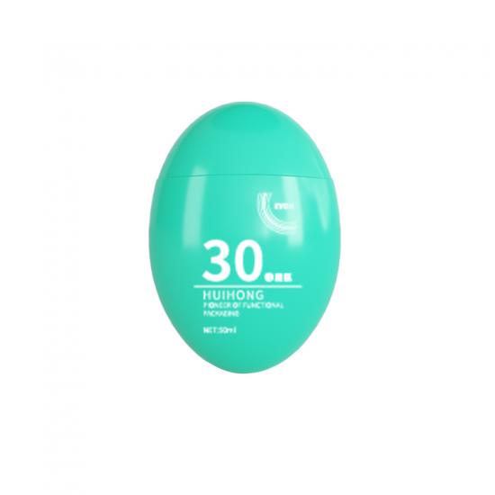 50ml egg Shape Sunscreen Bottle